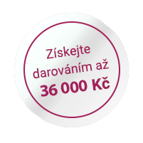 Získejte darováním až 36 000 Kč