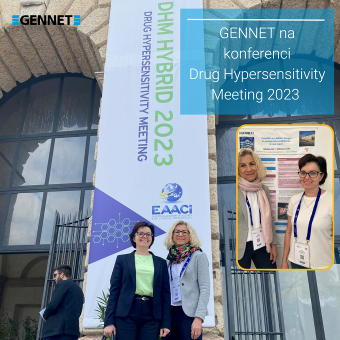 Naše lékařky prezentovaly GENNET na konferenci Drug Hypersensitivity Meeting 2023